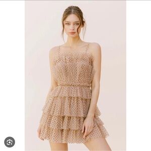 Storia Theresa Tulle Mini Dress